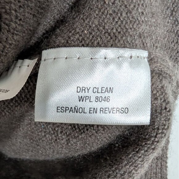 Charter Club 100% Cashmere Turtleneck Womens Size Large Brown Sleeveless Sweater - Picture 5 of 9